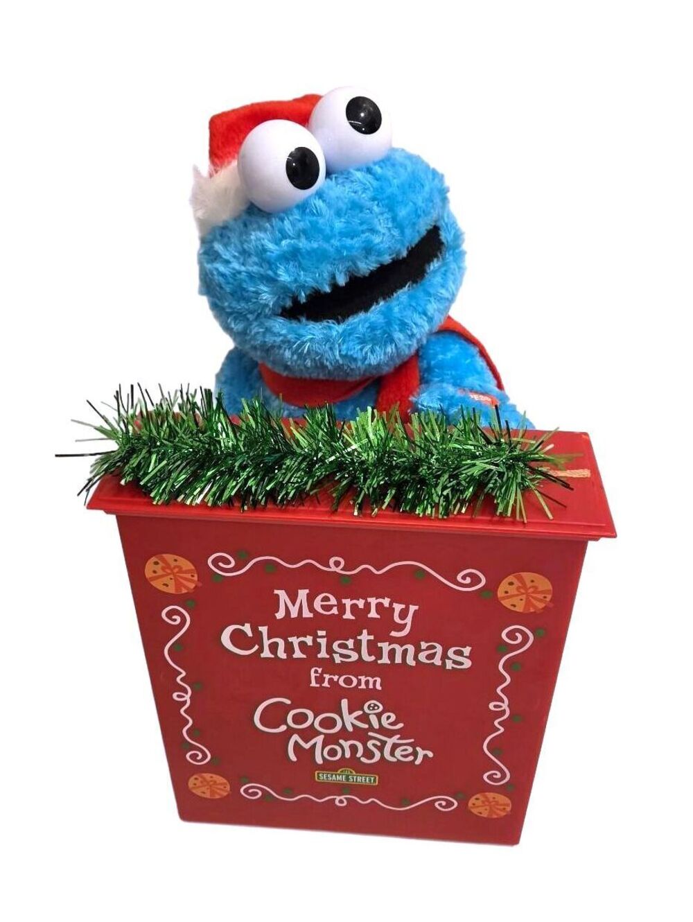 Kurt S Adler Sesame Street Cookie Monster 13" Animated Musical Piano 2016